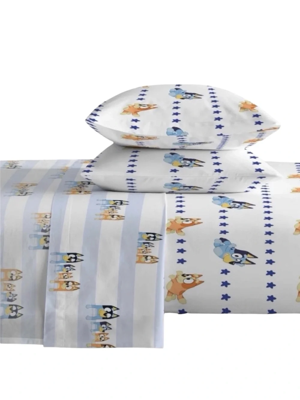 Bluey Full Size Sheet Set Bluey Bingo